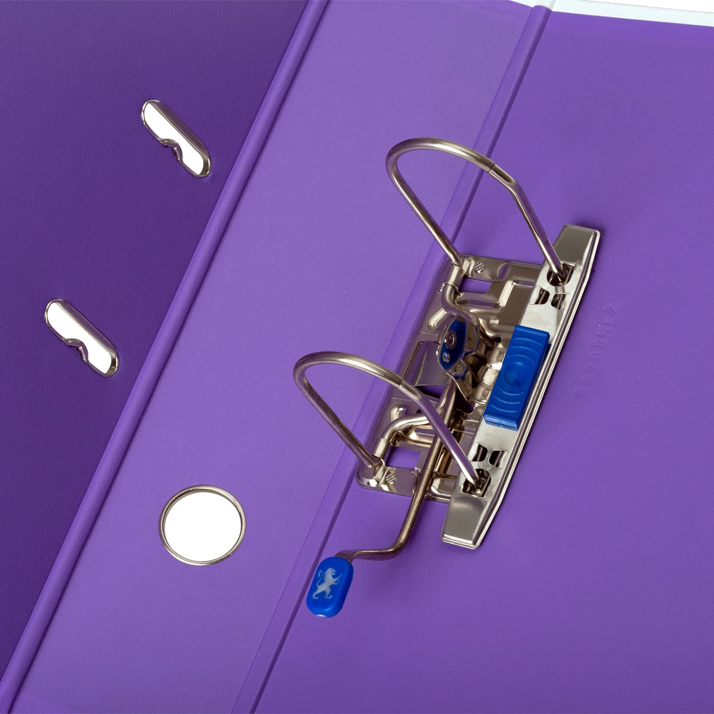 Oxford Ordner A4, myColour, 8 cm breit, zweifarbig in weiß und violett, 10 Stück