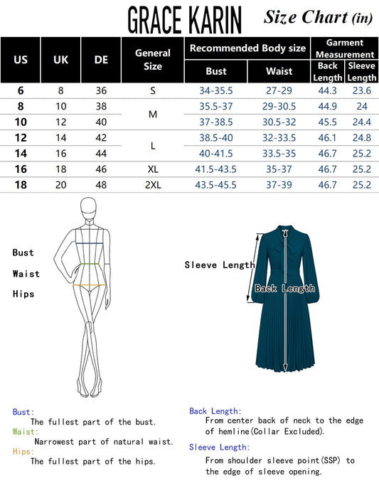 2024 Langarm V-Ausschnitt Teekleid für Damen Swing A-Linie Kleid Rücken Gesmokt Rotwein 44