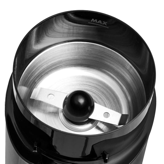 Amazon Basics Elektrische Kaffeemühle, schwarz