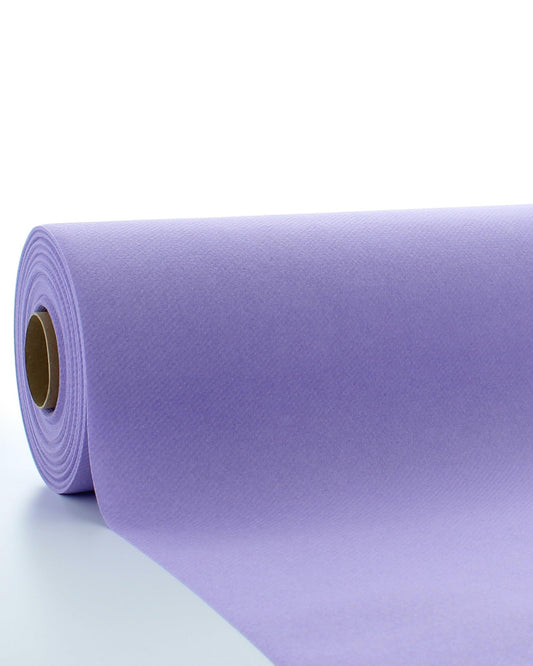 Sovie HORECA Linclass Airlaid Tischdeckenrolle Lila - Tischdecke 118cm x 25m - Einfarbige Papiertischdecke Rolle - Ideal für Party & Hochzeit