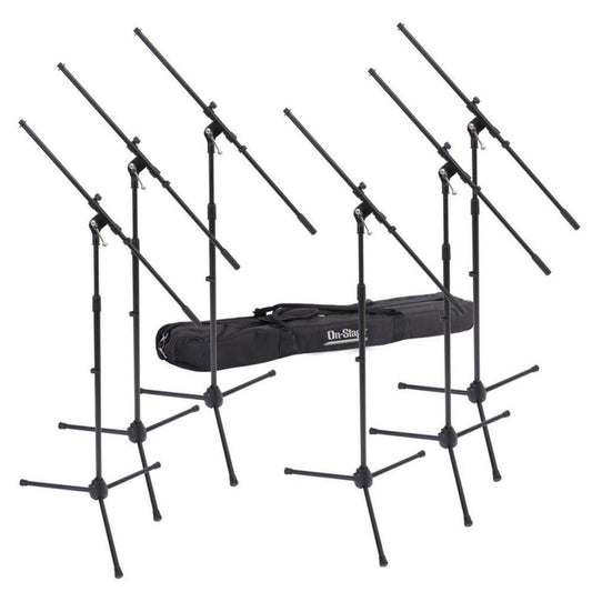 ONSTAGE Super Saver Kit für trumpet3 6x Mic Stands w/Bag