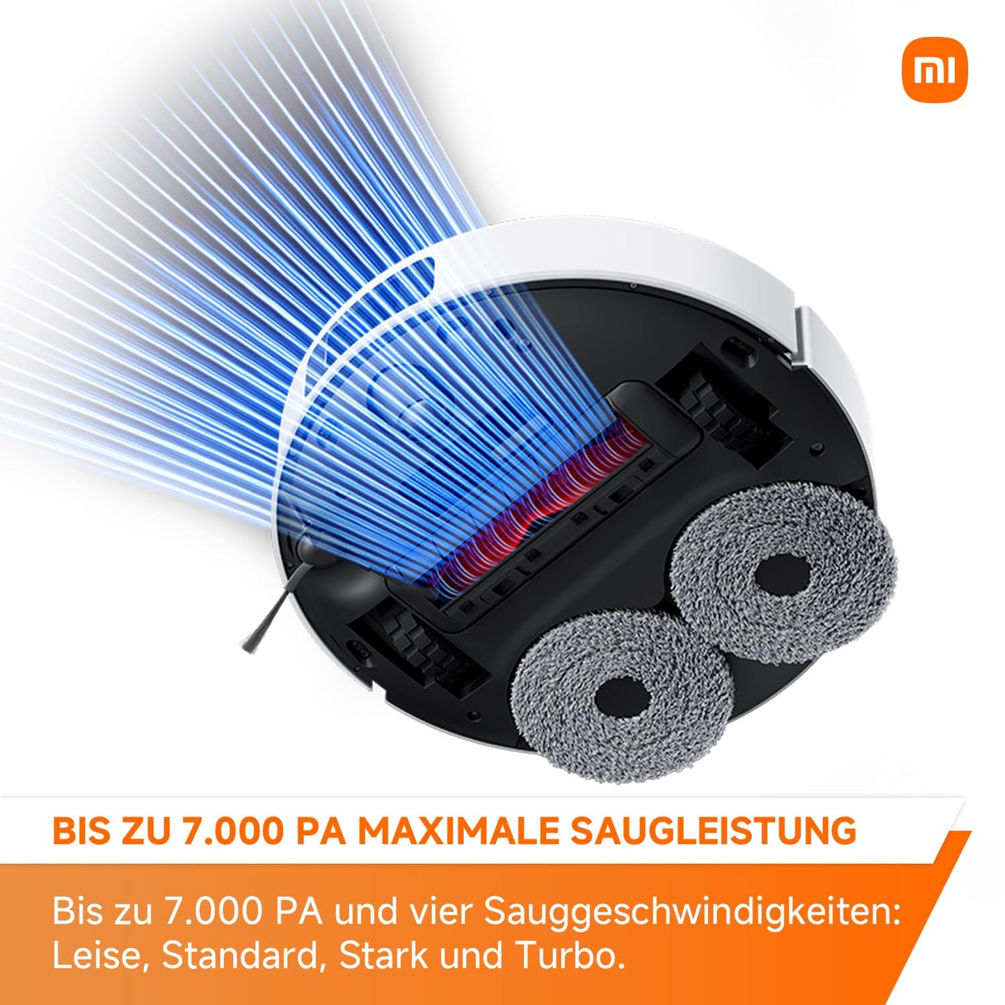 Xiaomi Robot Vacuum X20 Pro – 7000 Pa Saugleistung, duales Moppsystem, 75 Tage Staubbehälterkapazität, 4 Reinigungsmodi und 5200mAh Akku für eine gründliche und smarte Reinigung im Haushalt