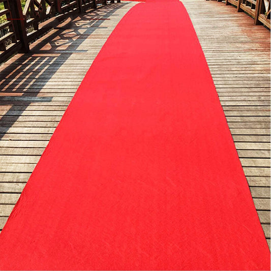 uyoyous Roter Teppich,1 x 10 m Hochzeits-Läufer Event Teppich 2mm Red Carpet Gangläufer roter Teppichläufer für Hochzeit, Party, Zeremonie, Hochzeitsdekoration