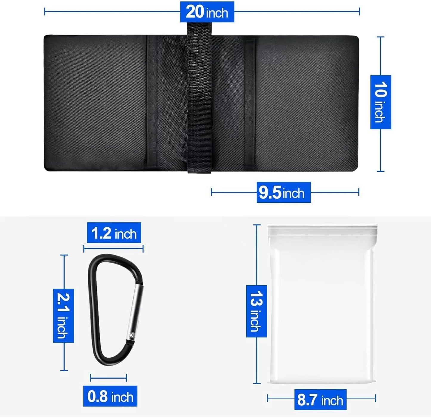 EMART 8 Stück Sandsack für Fotografie, Strapazierfähiger Sandbags für Stative, Videostudios und Garten
