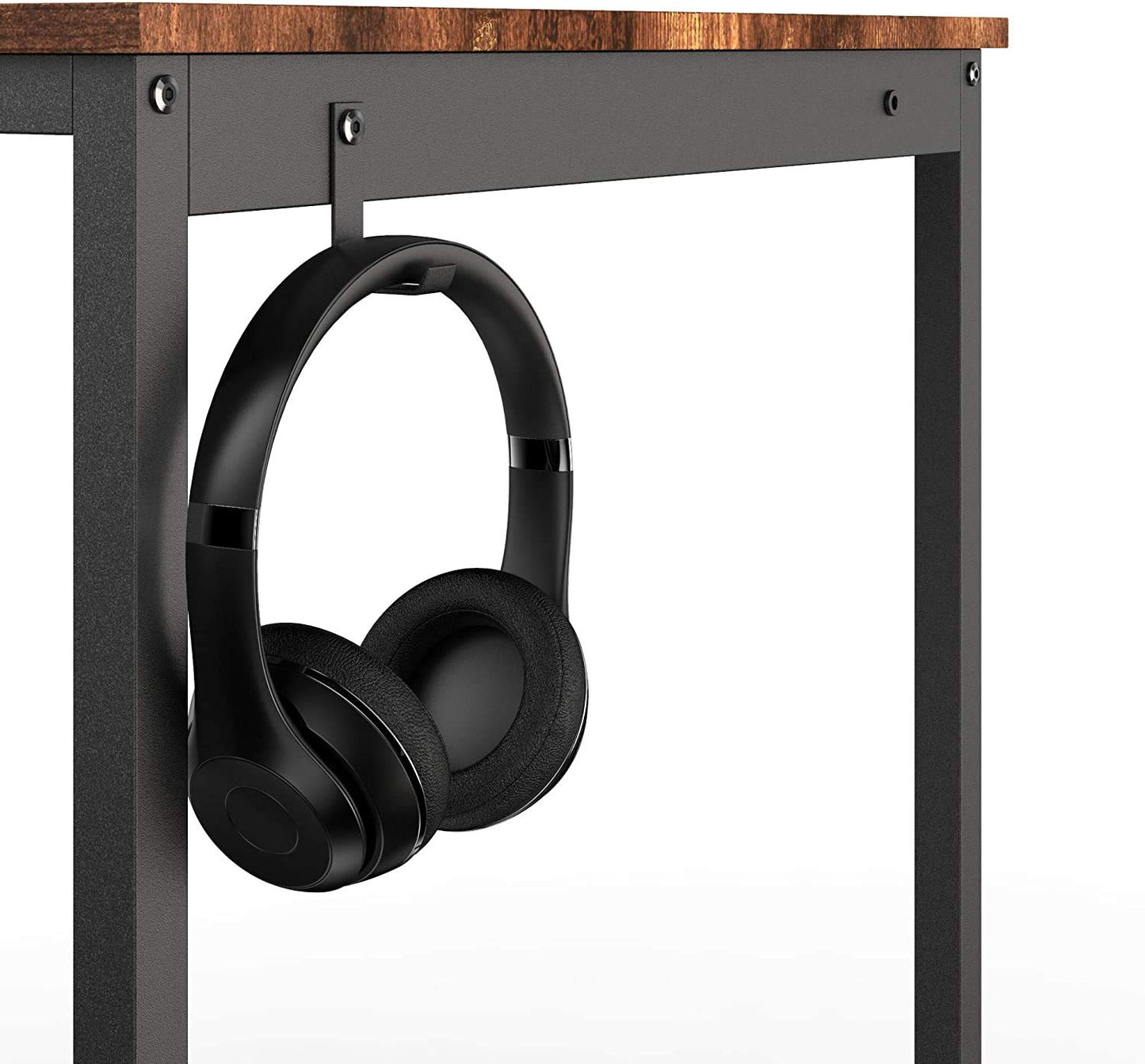 HOMIDEC Schreibtisch, Computertisch mit 2 Schubladen, Bürotisch Schreibtisch Holz Officetisch fürs Büro, Wohnzimmer, Home, Office, 120 x 50 x75cm
