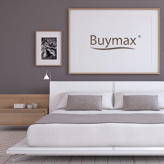 Buymax® Spannbettlaken 140x200cm Baumwolle 100% Spannbetttuch Bettlaken Jersey, Matratzenhöhe bis 25 cm, Farbe Anthrazit ÖKO TEX Standard