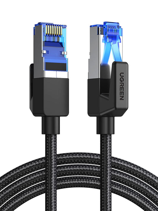 UGREEN Cat 8 LAN Kabel 40Gbps 2000MHz Superschnell Netzwerkkabel POE RJ45 Ethernet Kabel Wlankabel kompatibel mit PS5/4, Steam Deck, Xbox, Switch, Router, Modem (1M)