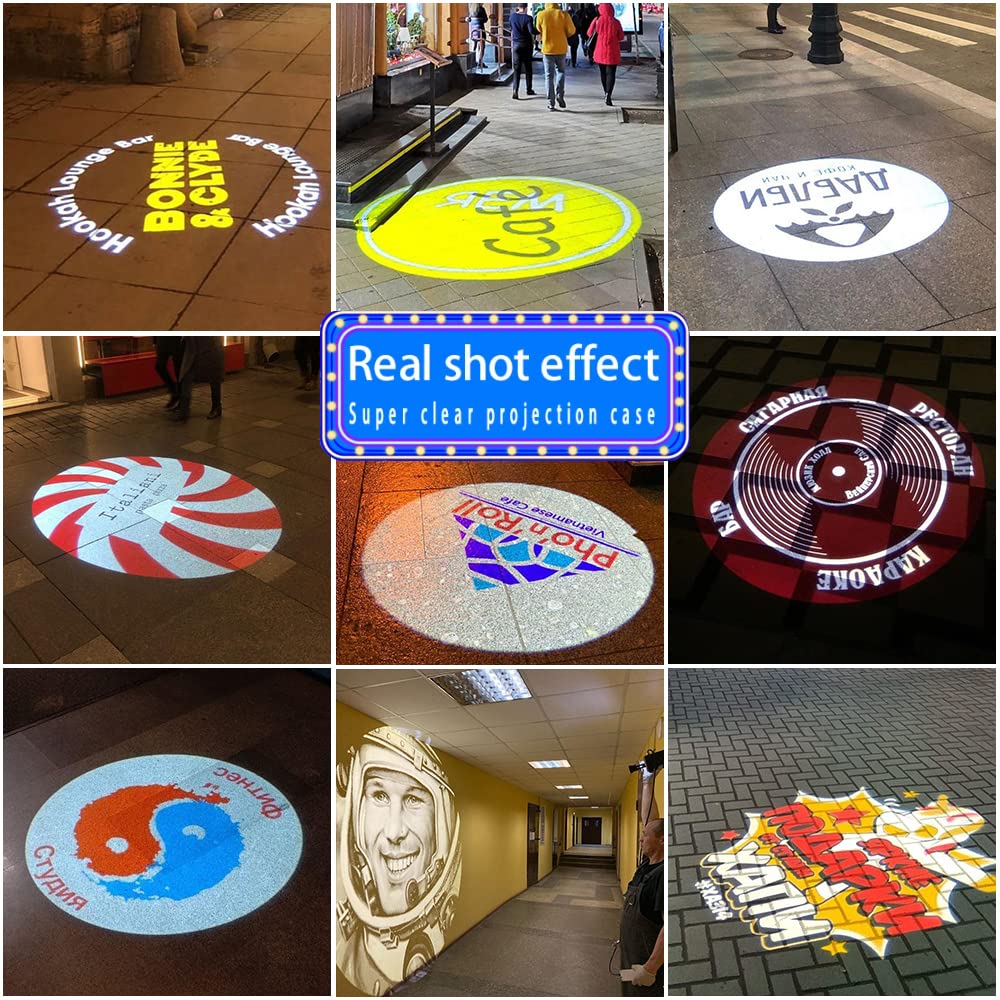 COLIFINE LED 100W GOBO Licht Logo Projektor Licht LED GOBO Projektor Werbung Logo Licht Im Freien IP67 Wasserdicht Für Den Innenbereich Für Shop Hochzeit Event Werbung