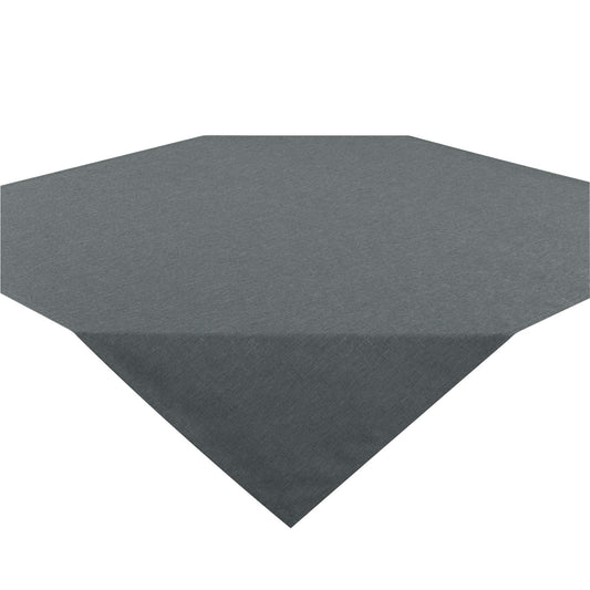 Tischdecke Wien, Moderne und fleckabweisende Mitteldecke für das ganze Jahr, anthrazit, 85x85 cm