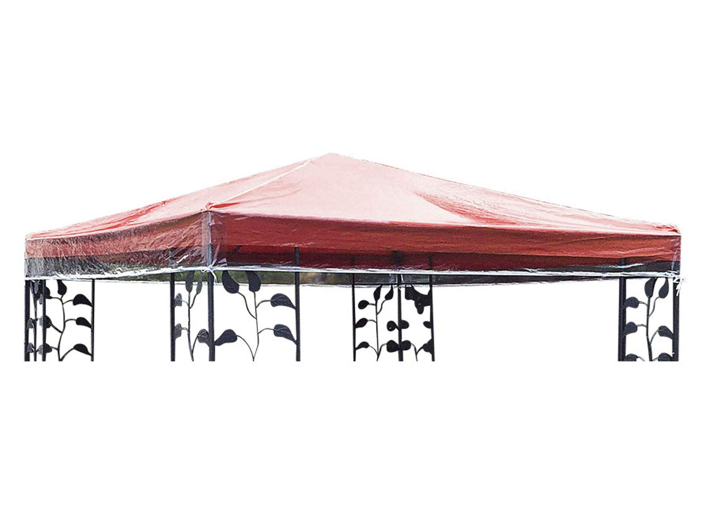 QUICK STAR Pavillon Schutzhaube 3x3m Wasserdicht Transparent