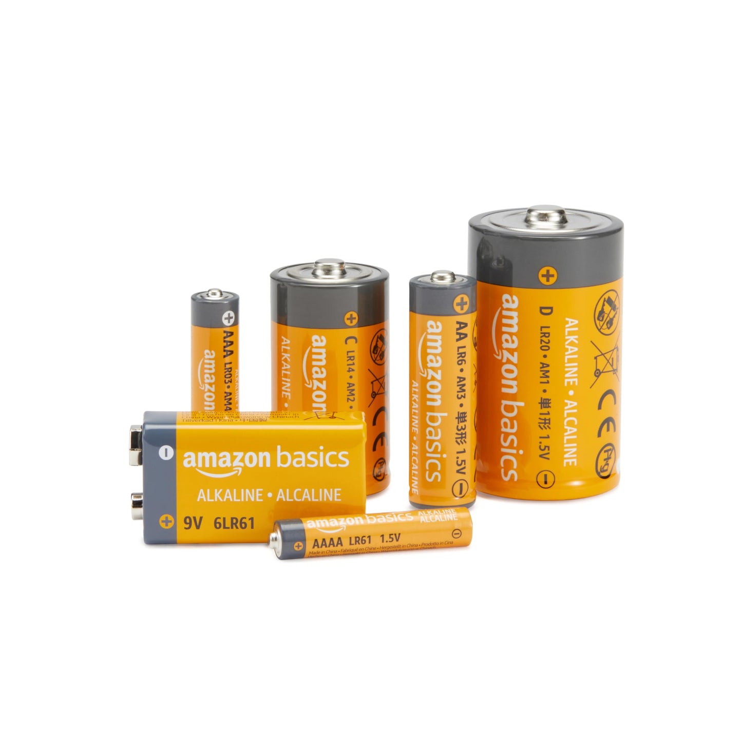 Amazon Basics 23A Alkaline Batterien, 12V, lang anhaltende Leistung, 6Stück