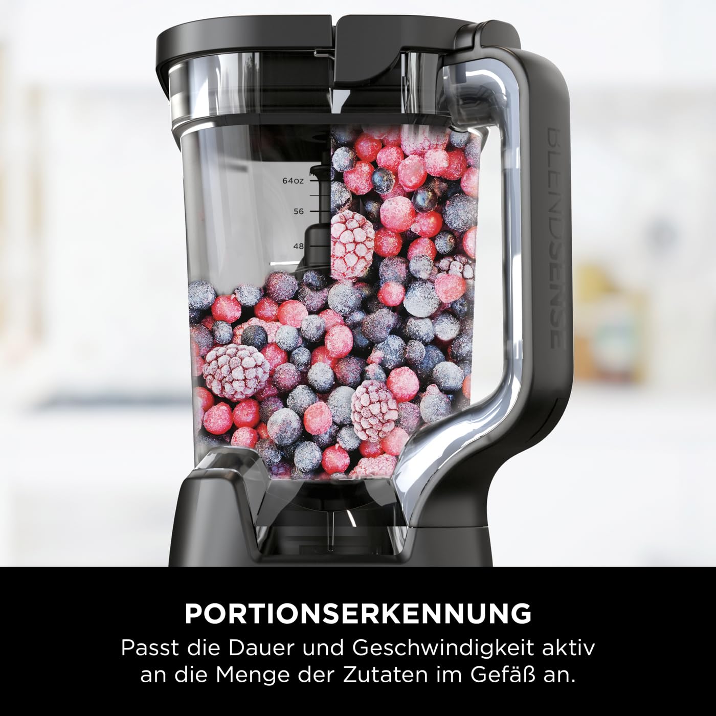 Ninja 2-in-1 Detect Power Mixer Pro & Single Serve, 1200W Mixer mit Krug, & Single Serve Behälter, Smoothies mixen, Gemüse hacken & Frozen Drinks mixen, Kupfer/Schwarz, TB301EUCP