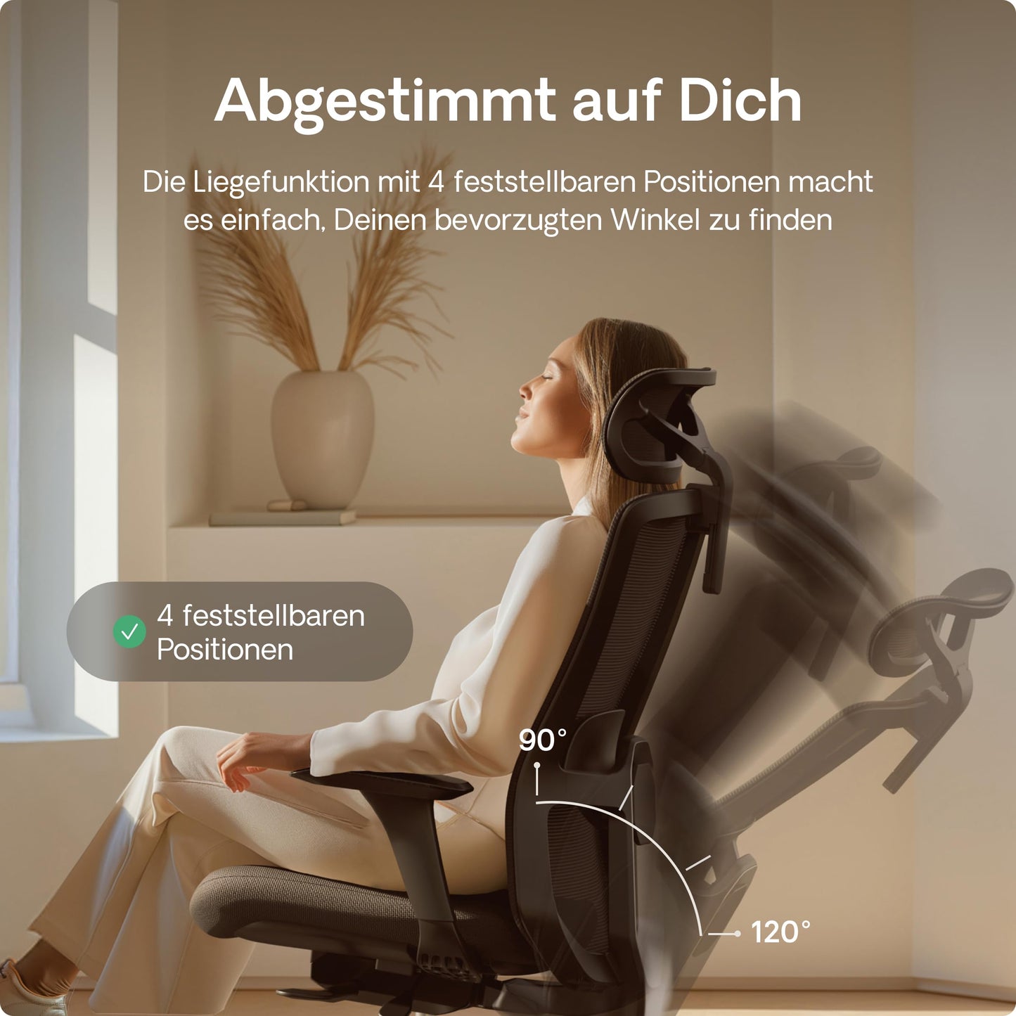 Desktronic SitOne ergonomischer Bürostuhl verstellbar