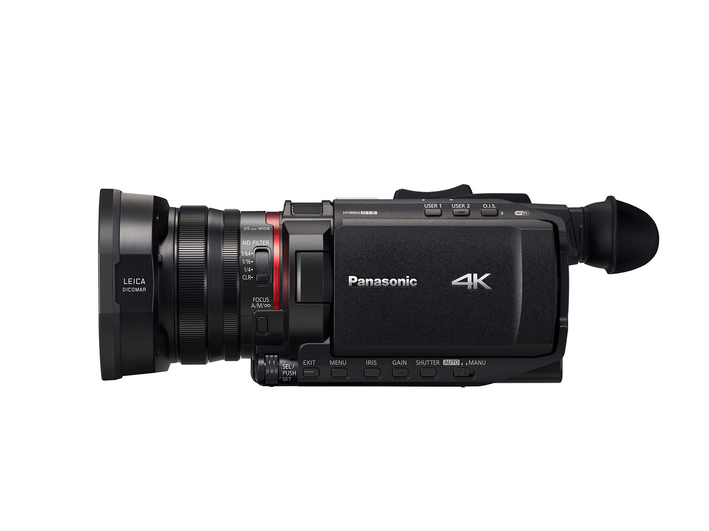 Panasonic HC-X1500E 4K Camcorder (4K Video, Kamera mit Gesichtserkennung, LEICA Objektiv, 25mm Weitwinkel, 24x optischer Zoom, Profi-Videokamera)