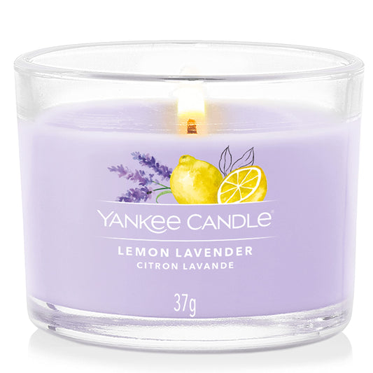 Yankee Candle Duftkerzen-Geschenkset | Votivkerzen mit Lemon Lavender | Soja-Wachs-Mix | 3 Teile
