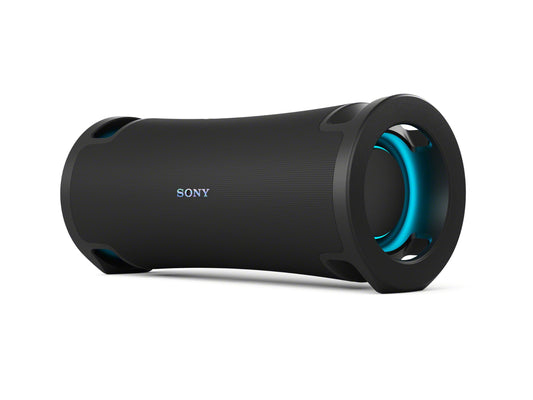 Sony ULT Field 7 - Tragbarer Bluetooth-Lautsprecher mit ULT Bass-Boost Funktion, 30 Stunden Akku, integrierter Powerbank, Wasser- und Staubdicht, LED, Mikrofon- und Gitarreneingang - Schwarz