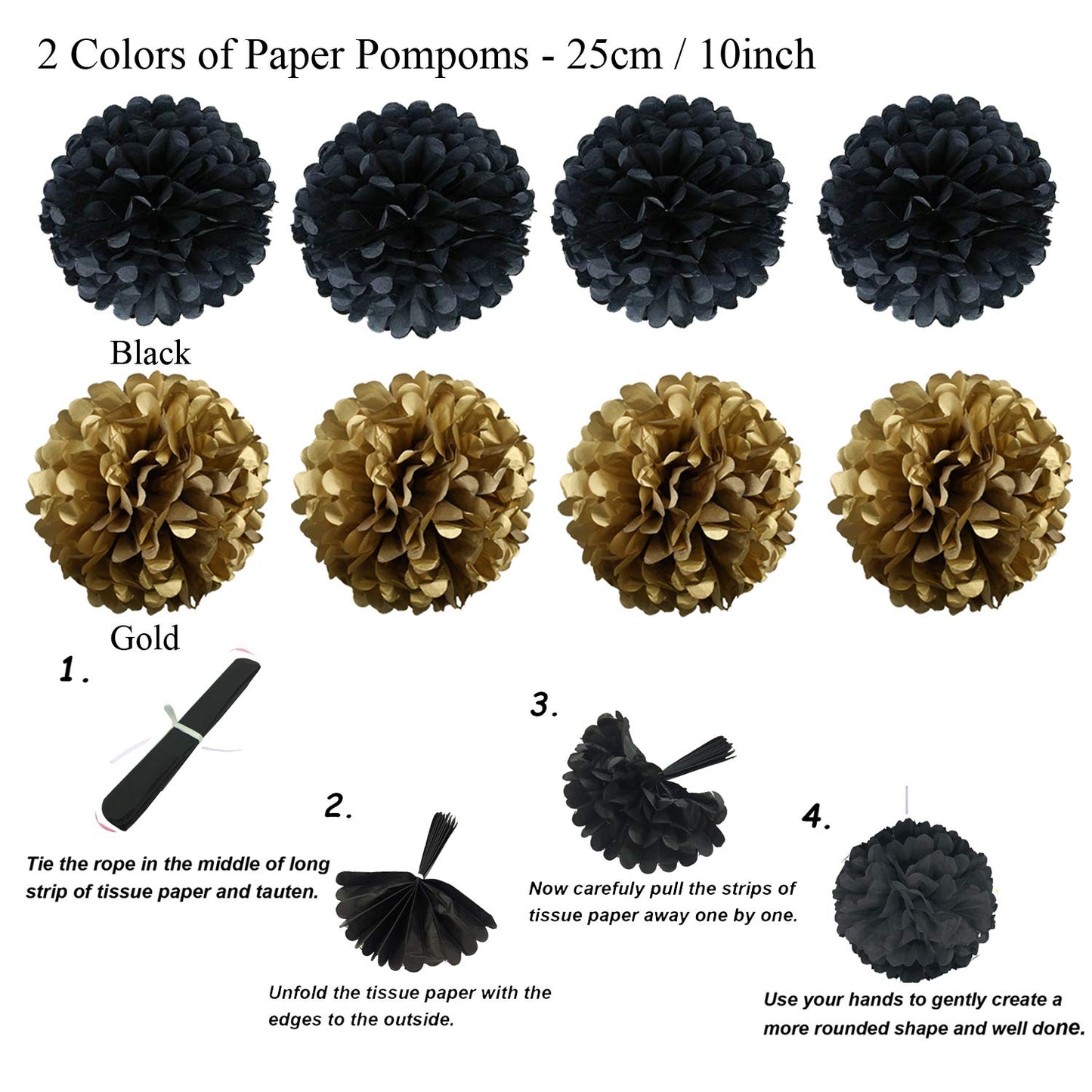 ZERODECO Party Dekoration Papier-Bommeln, Aufhängen Fächer, Dreieckige Wimpel und hängende Glitter Punkt Papier Girlande für Party Hochzeit Geburtstag Festival Weihnachten Karneval 21 Stück