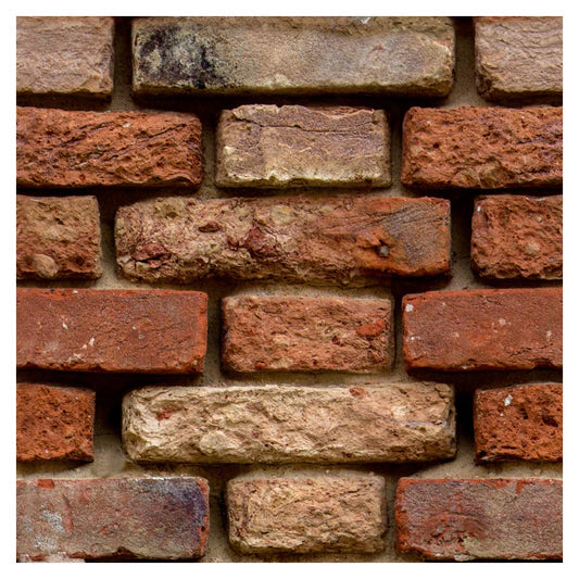 murando - Tapete selbstklebend 10m Wandtattoo dekorative Möbelfolie Dekorfolie Fotofolie Panel Wandaufkleber Wandposter Wandsticker - Mauer Ziegel f-A-0187-j-b