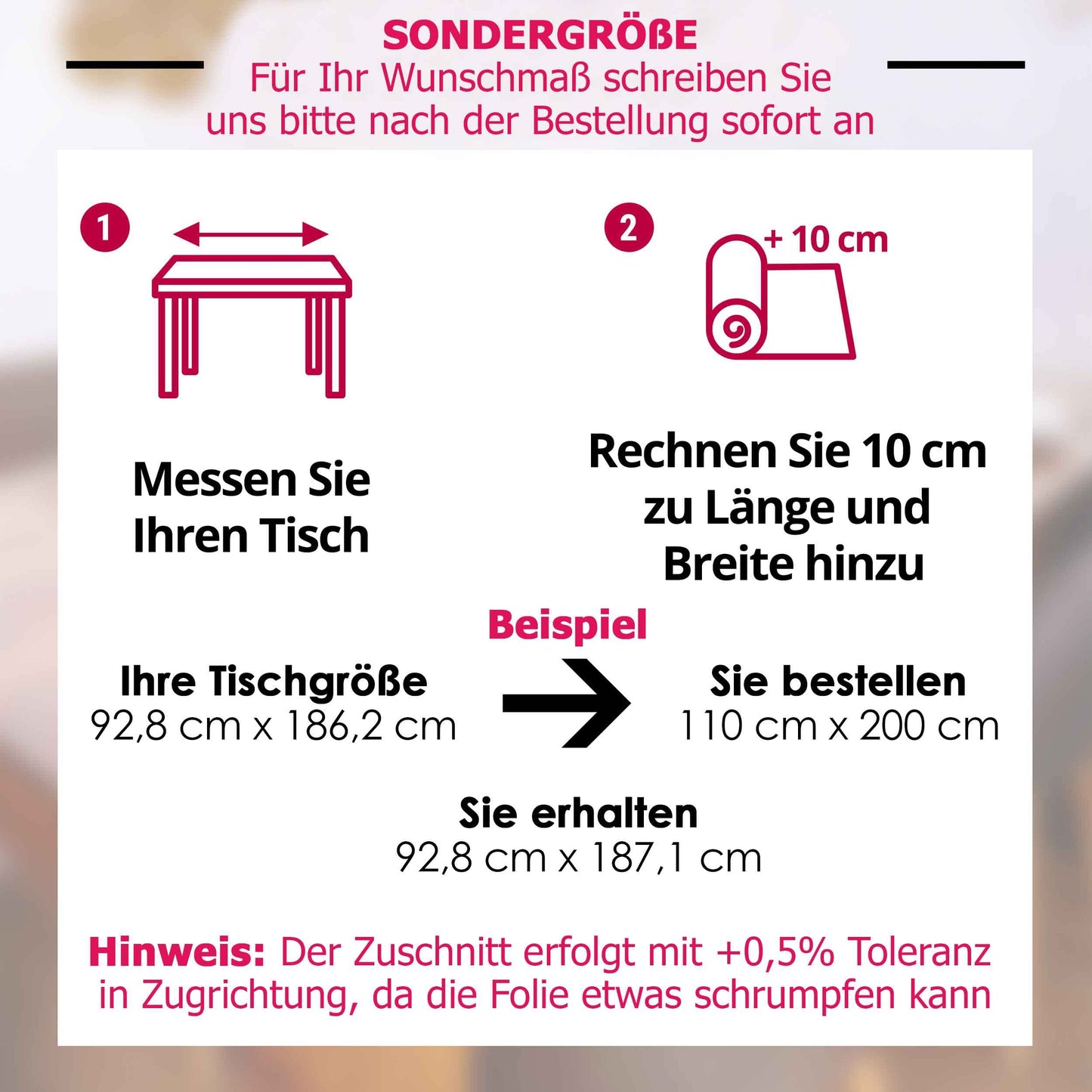 Transparente Folie 2mm abgeschrägte V Kante, glasklar und Hochglanz Schutzfolie Tischschutz Tischdecke Größe wählbar Eckig 90 x 160 cm Schutztischdecke