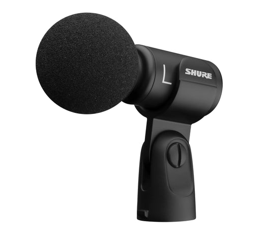 Shure MV88+ Stereo USB -Mikrofon - Kondensatormikrofon zum Streaming und Aufnehmen von Gesang & Instrumenten, Mac & Windows kompatibel - Schwarz