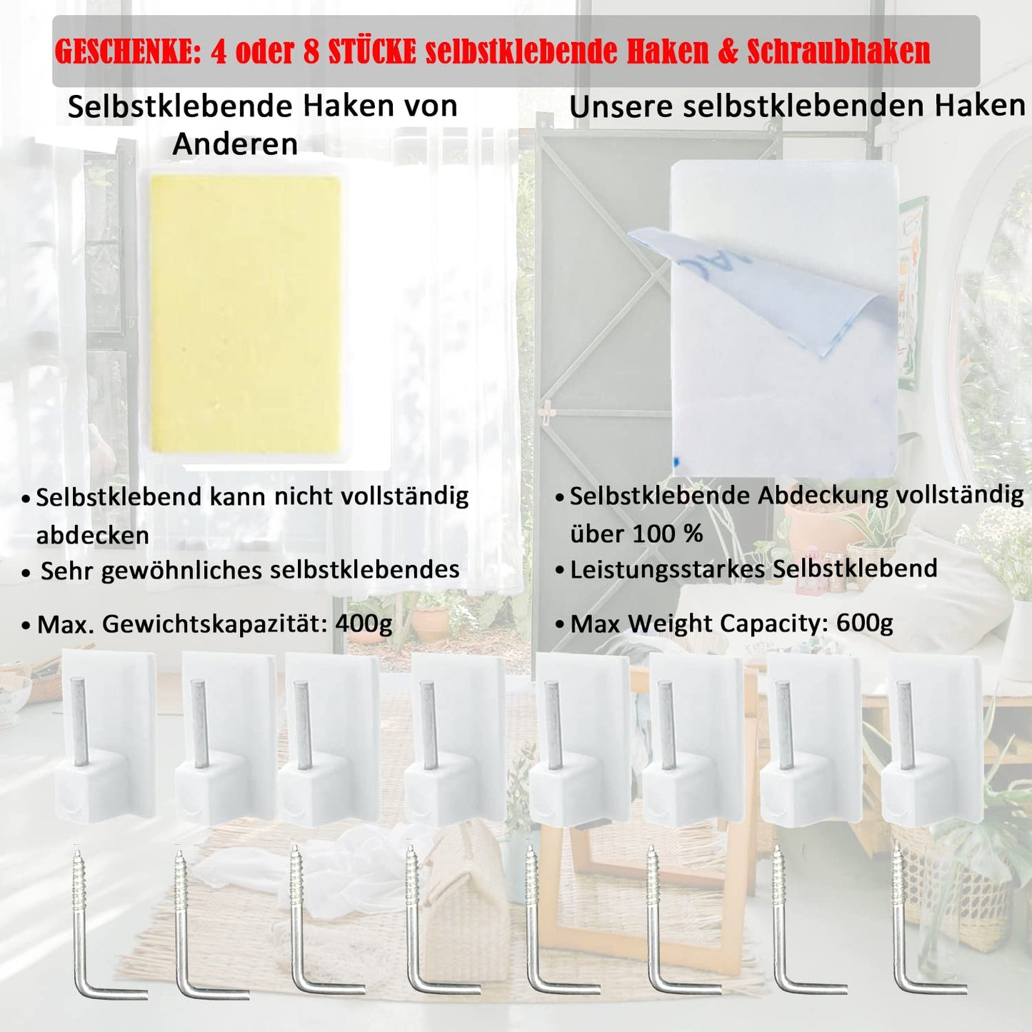 2 Stücks Gardinenstange Ausziehbar, Genster Gardinenstange, Ausziehbare gardinenstange, für Store,Schrank,Fenster, Küche, DIY-Projekte(40-70CM,Weiß)