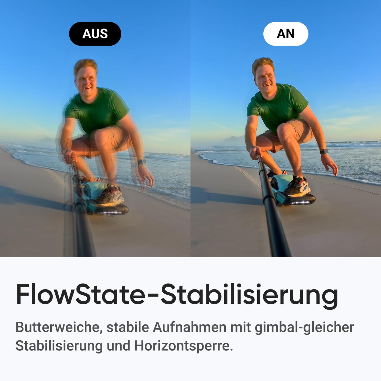 Insta360 GO 3S 128 GB - Tragbare 4K Mini-Kamera, Freihand-POVs, Überall anbringbar, Stabilisierung, 140 min Akku, 10 m wasserdicht, KI-Bearbeitung, Apple Find My, Schwarz, für Vlogs, Reisen, Outdoor