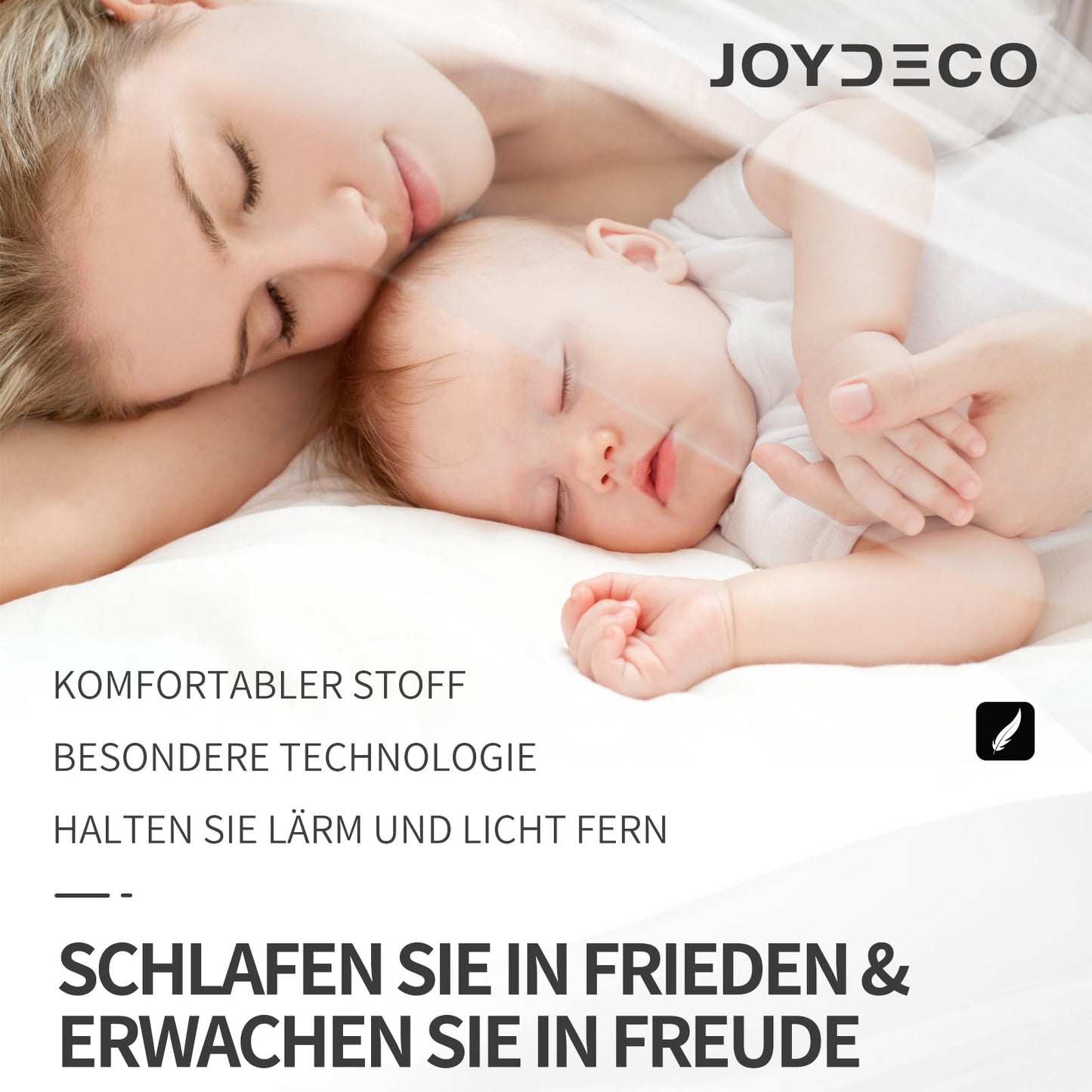 Joydeco Blickdichte Vorhänge mit Ösen Gardinen 2er Set, Verdunkelungsvorhang Thermovorhang Hitzeschutz, Ösenvorhang für Schlafzimmer Wohnzimmer (2xH137xB117, Dunkelgrau)