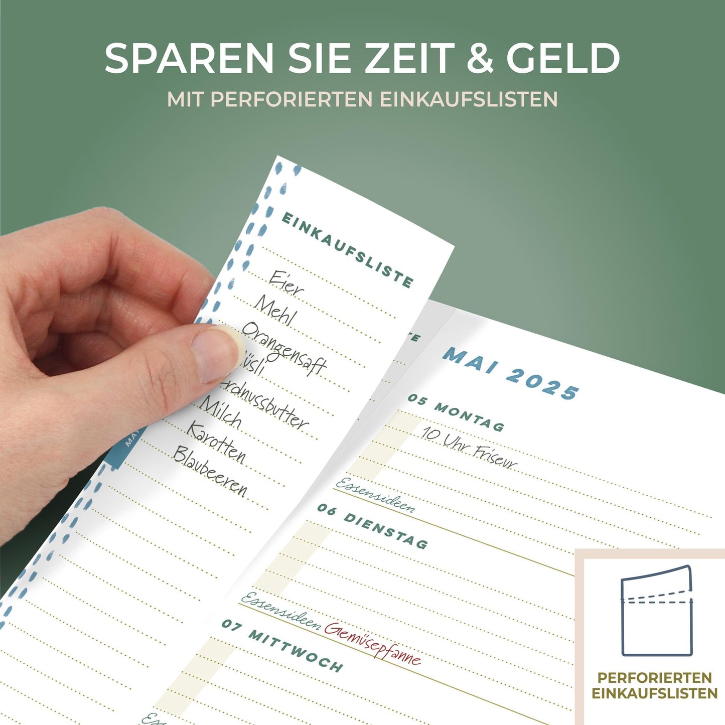 Boxclever Press Lebensplaner Kalender 2025 Buchkalender. Terminplaner 2025 A5 mit Einkaufslisten & Stickern. Kalender 2025 Familienplaner ab sofort nutzbar bis Dez’25. Planer 2025 für alle Ihre Pläne.