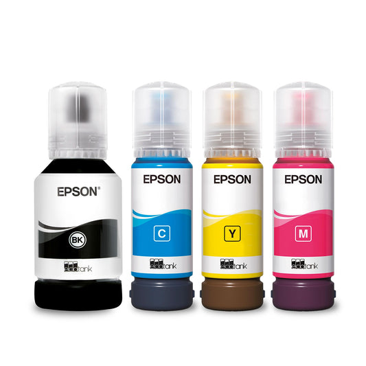 Epson EcoTank 102 Original Tinte in Flaschen, Multipack mit vier Farben