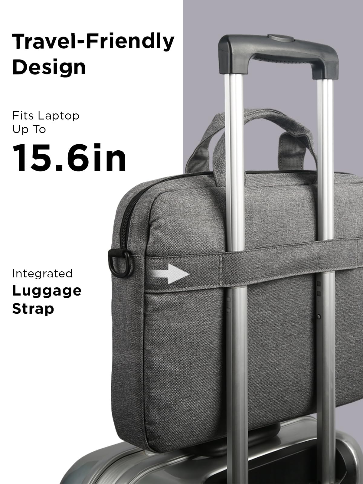 Lenovo Casual Toploader T210 Notebooktasche 39.6 cm (15.6 Zoll) Toploader-Tasche Grau
