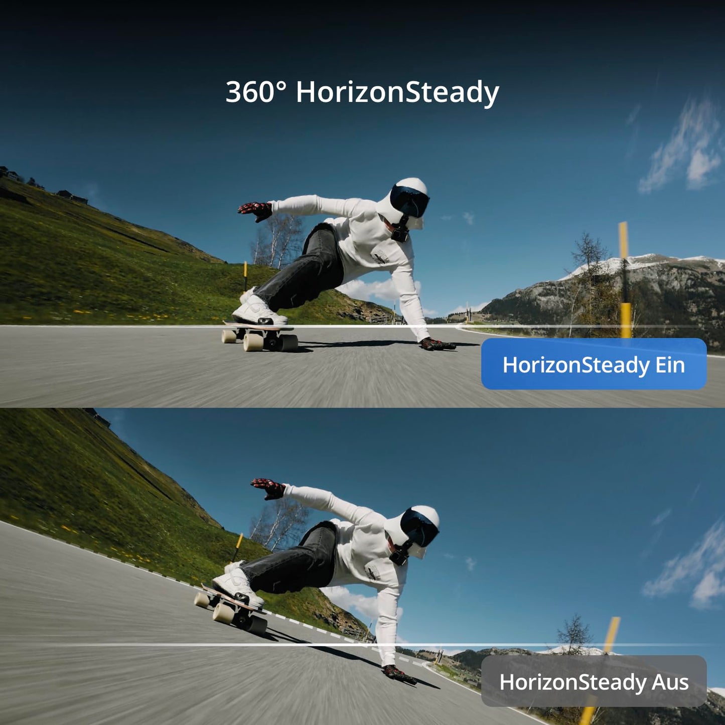 DJI Osmo Action 4 Standard-Combo – 4K/120fps wasserdichte Action-Kamera mit einem 1/1,3-Zoll-Sensor, atemberaubende Low-Light-Aufnahmen, 10-Bit- und D-Log M-Farbleistung, langlebiger 1.770 mAh-Akku