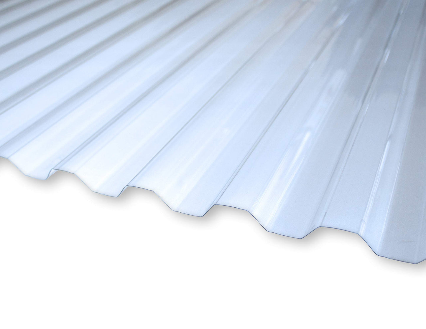 KAISER plastic® 5er Set Wellplatte | Xtra Strong (PC) | glatt und klar | Trapez 76/18-1mm Stärke | 90 x 120 cm | Made In Germany