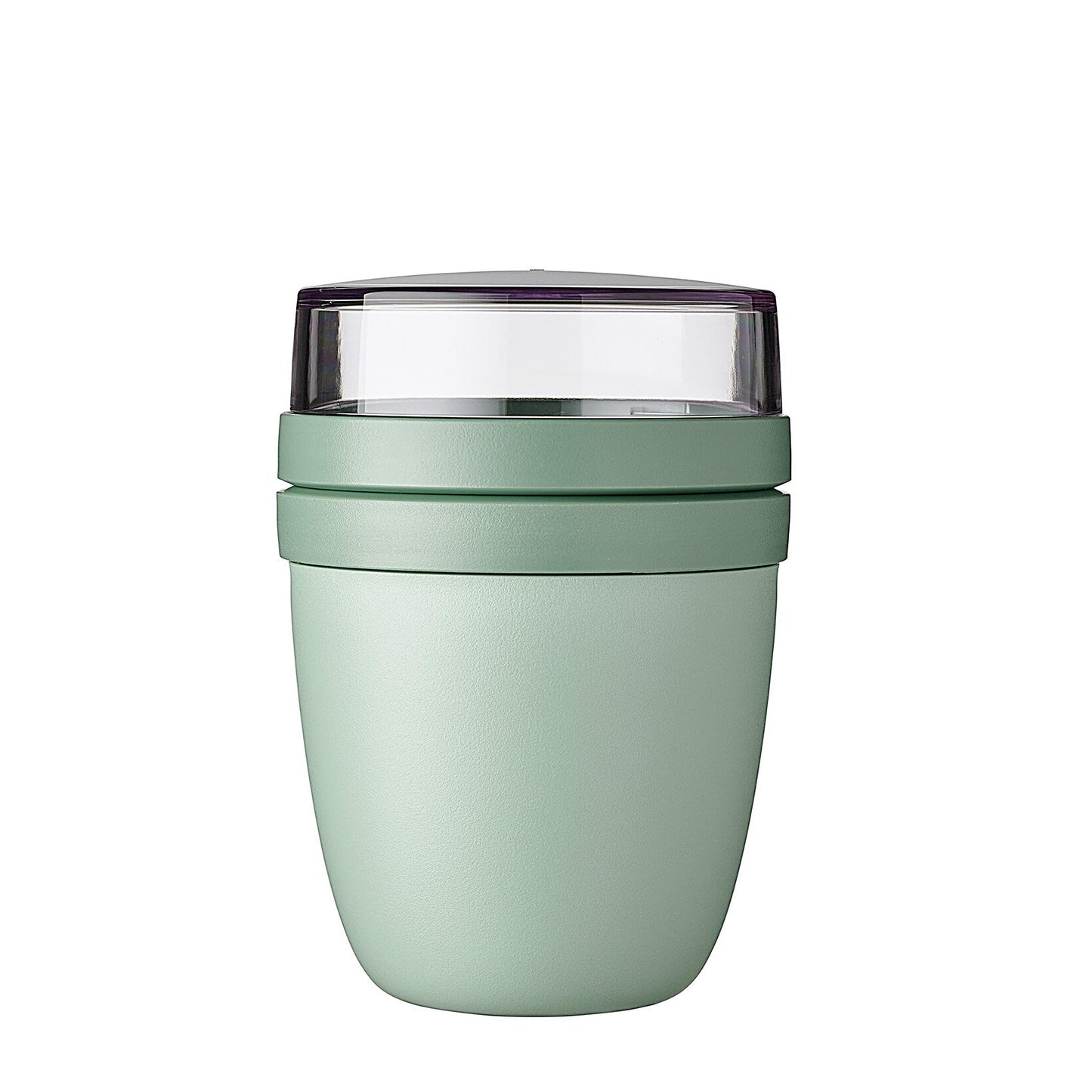 Mepal Müslibecher to go, praktischer Joghurtbecher to go - Unterteilung für Joghurt & Müsli - Geeignet für Gefrierschrank, Mikrowelle & Spülmaschine - 500 ml + 200 ml - Nordic Sage