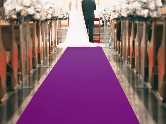 Primaflor Hochzeits-Läufer Event-Teppich Podium - Magenta Lila, 1,00m x 3,00m, Schwer Entflammbarer Messeboden, Empfangsteppich, Gangläufer