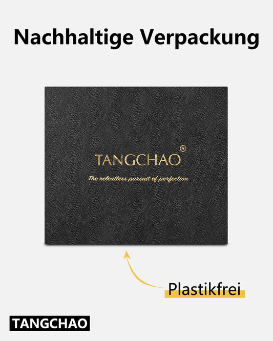 TANGCHAO Gürtel Herren Ledergürtel Ratsche Automatikschließe Business Anzug Gürtel 35mm Breit Schwarz Verbessertes Material 1-HEI-ZD 115CM