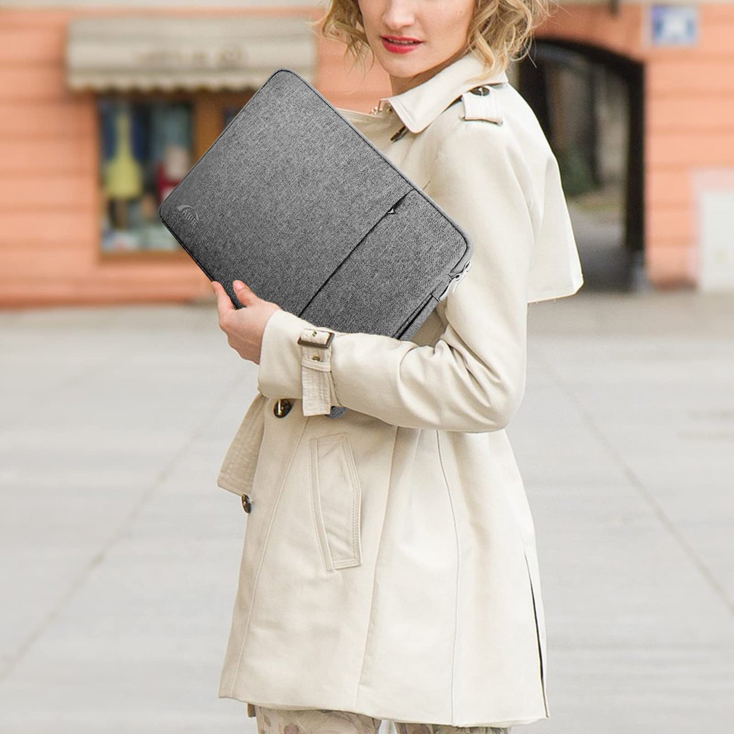 AIPIE Laptoptasche 17 17,3 Zoll Schutz Laptophülle mit Griff 2 Fach Notebooktasche Acer, Asus, Dell, HP, Lenovo Laptop Tasche Damen Mann Geschäftsreise Arbeit Aktentasche Hülle