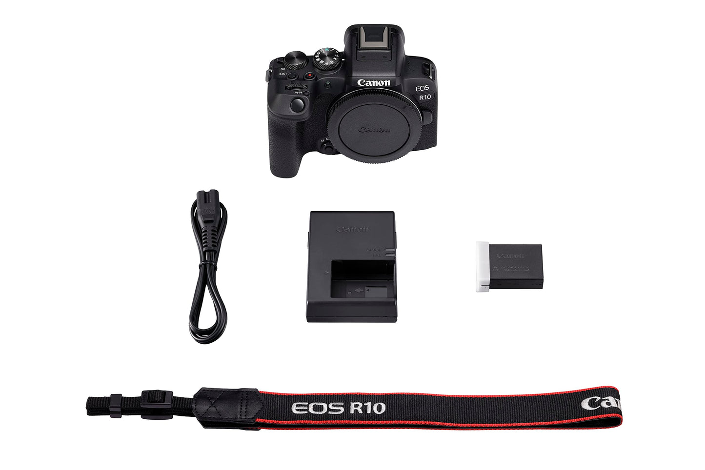 Canon EOS R10 Kamera spiegellos (Hybridkamera, DSLR Upgrade, 15 B/s, 4K Videos, Dual Pixel CMOS AF II Fokussystem, WLAN) schwarz
