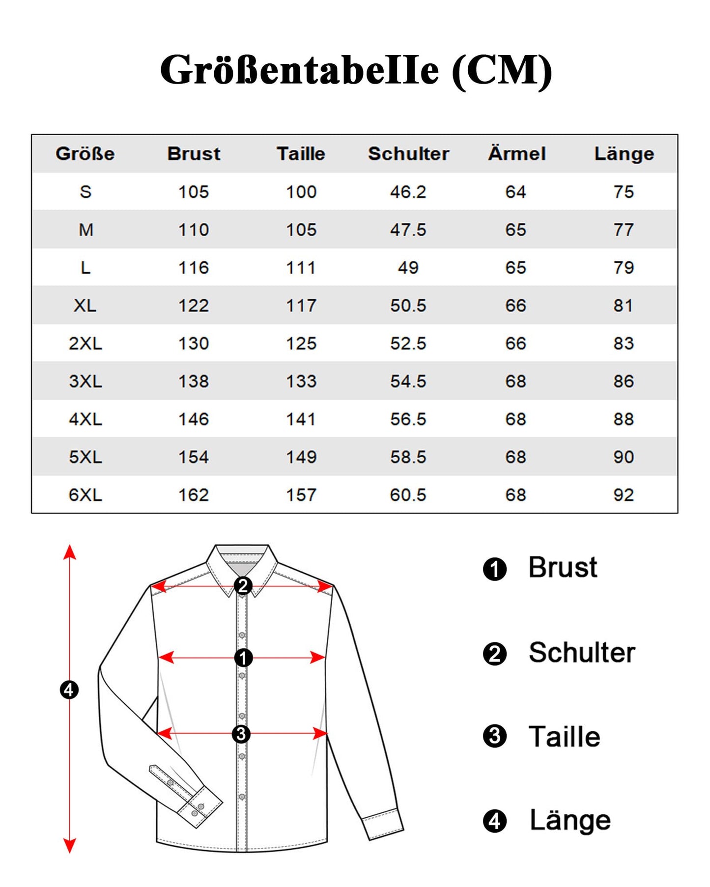J.VER Herren Hemd Regular Fit Langarm Herrenhemden Freizeithemd Regular Businesshemd Elastiscer Musterhemd,Weiß Schwarz,L