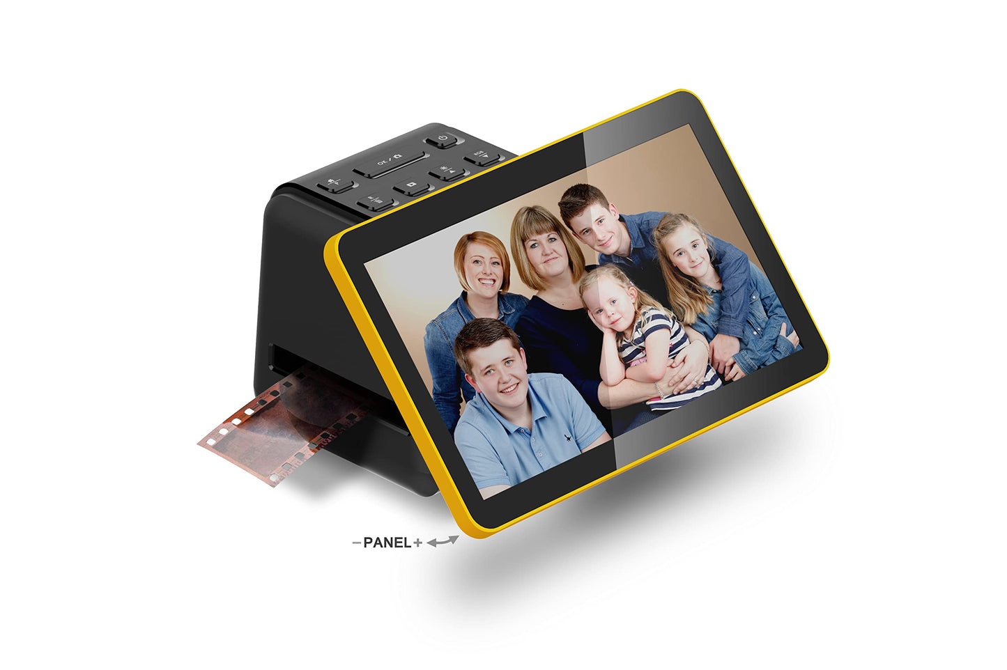 Kodak Slide N SCAN Scanner de Film numérique Max 7"- Grand écran LCD 7" convertit Les négatifs Couleur en 22MP HD n & b JPEG, Schwarz, RODFS70
