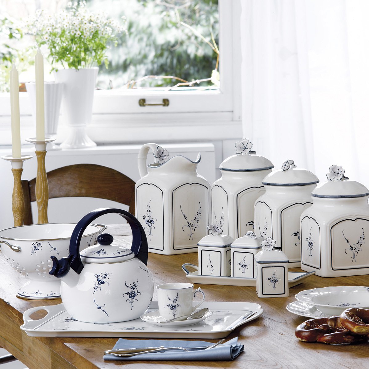 Villeroy & Boch Vieux Luxemburg Geschirr-Set, Porzellan, Weiß, 30 teilig