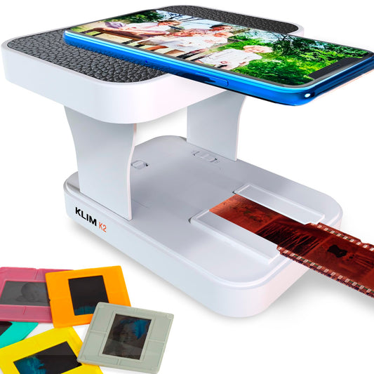 KLIM K2 Mobile Film Scanner 35mm + NEU + Positiv- & Negativ- Dia Scanner + Fotoscanner zum digitalisieren + Diascanner + Deine eigene Entwicklungsstation zu Hause + Dias selbst digitalisieren