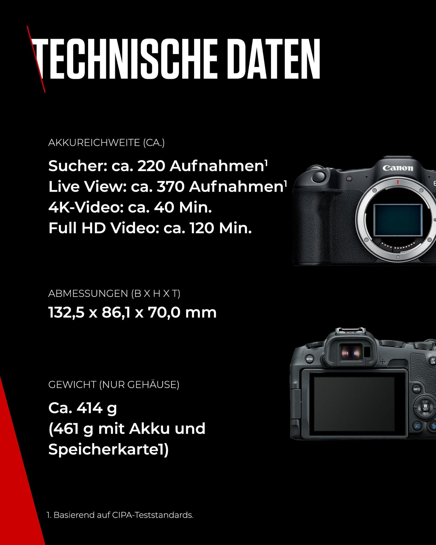 Canon EOS R8 Systemkamera + RF 24-50mm F4.5-6.3 is STM Objektiv - Spiegellose Vollformat Kamera (Digitalkamera mit Autofokus und Motiverkennung für Augen Tiere Fahrzeuge, 4k Videokamera, WiFi)