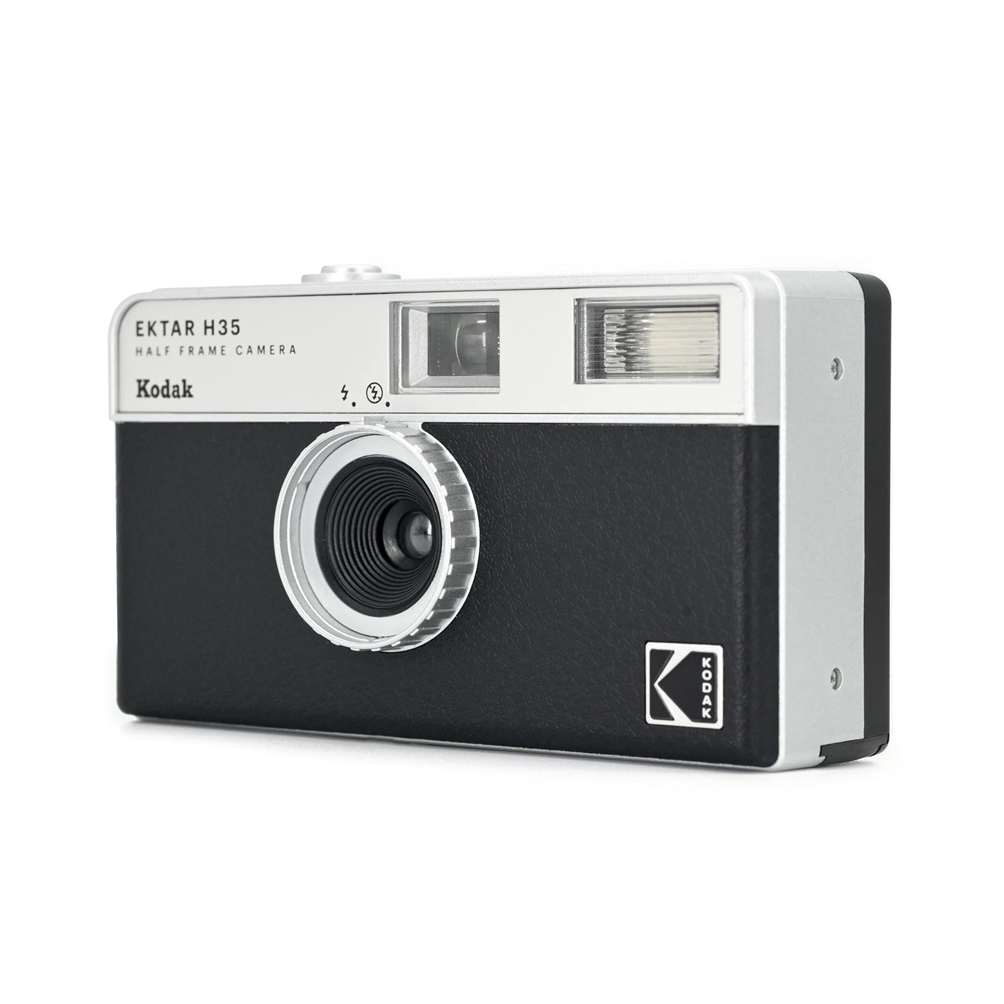 KODAK EKTAR H35 Halbformat-Filmkamera, 35 mm, wiederverwendbar, ohne Fokussierung, leicht, einfach zu bedienen (Schwarz) (Film und AAA-Batterie sind Nicht im Lieferumfang enthalten)