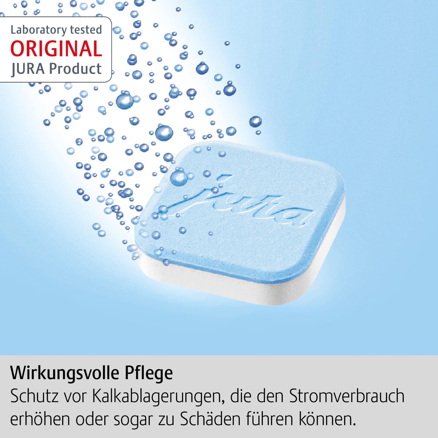JURA original - Entkalkungstabletten für 3 Entkalkungsvorgänge - TÜV-zertifizierte Hygiene - 3er-Pack - 61848, Weiß