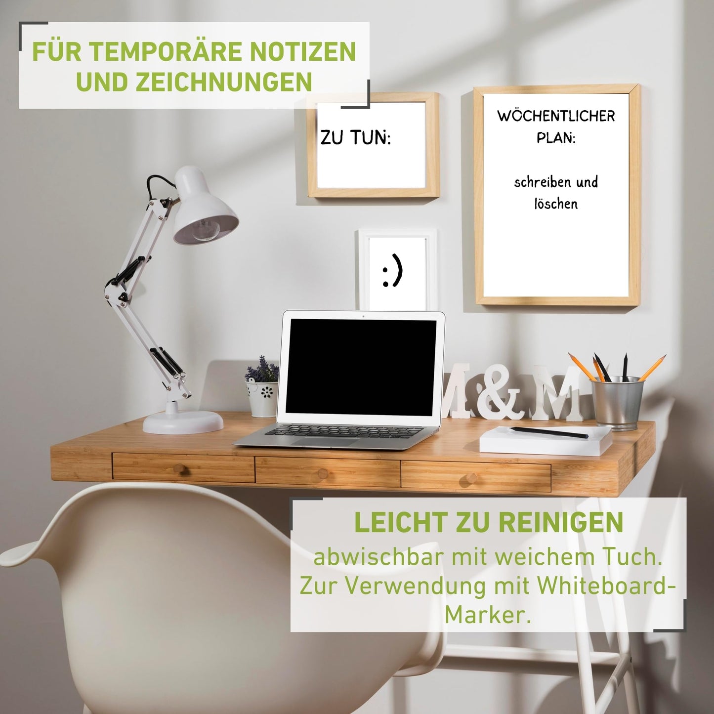 Venilia Whiteboard Folie | Tafelfolie Kühlschrank Tafel Weiss | 45cm x 1,5m, Stärke 150μ | Multifunktionstafel-Folie, Weißwandtafel, Küchenfolie | ohne Phthalate | Made in EU