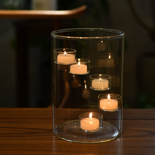 Hurricane Kerzenhalter Glas Tee licht Kerzenhalter Säulen Kerzen 21cm hohe klare Votiv kerzenhalter für Hochzeits Tisch Mittelstücke Party Zuhause Wohnzimmer Dekoration-No.1