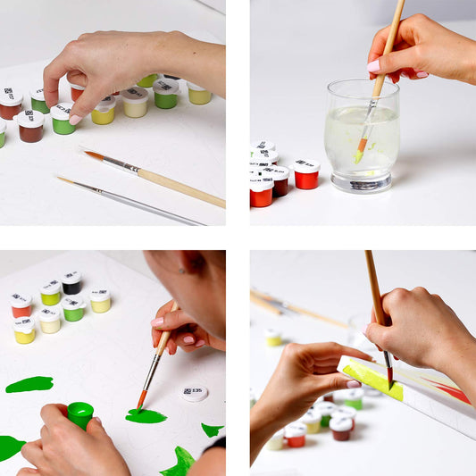 murando - Malen nach Zahlen Fussball 60x40 cm Malset mit Holzrahmen auf Leinwand für Erwachsene Kinder Gemälde Handgemalt Kit DIY Geschenk Dekoration n-A-0558-d-a