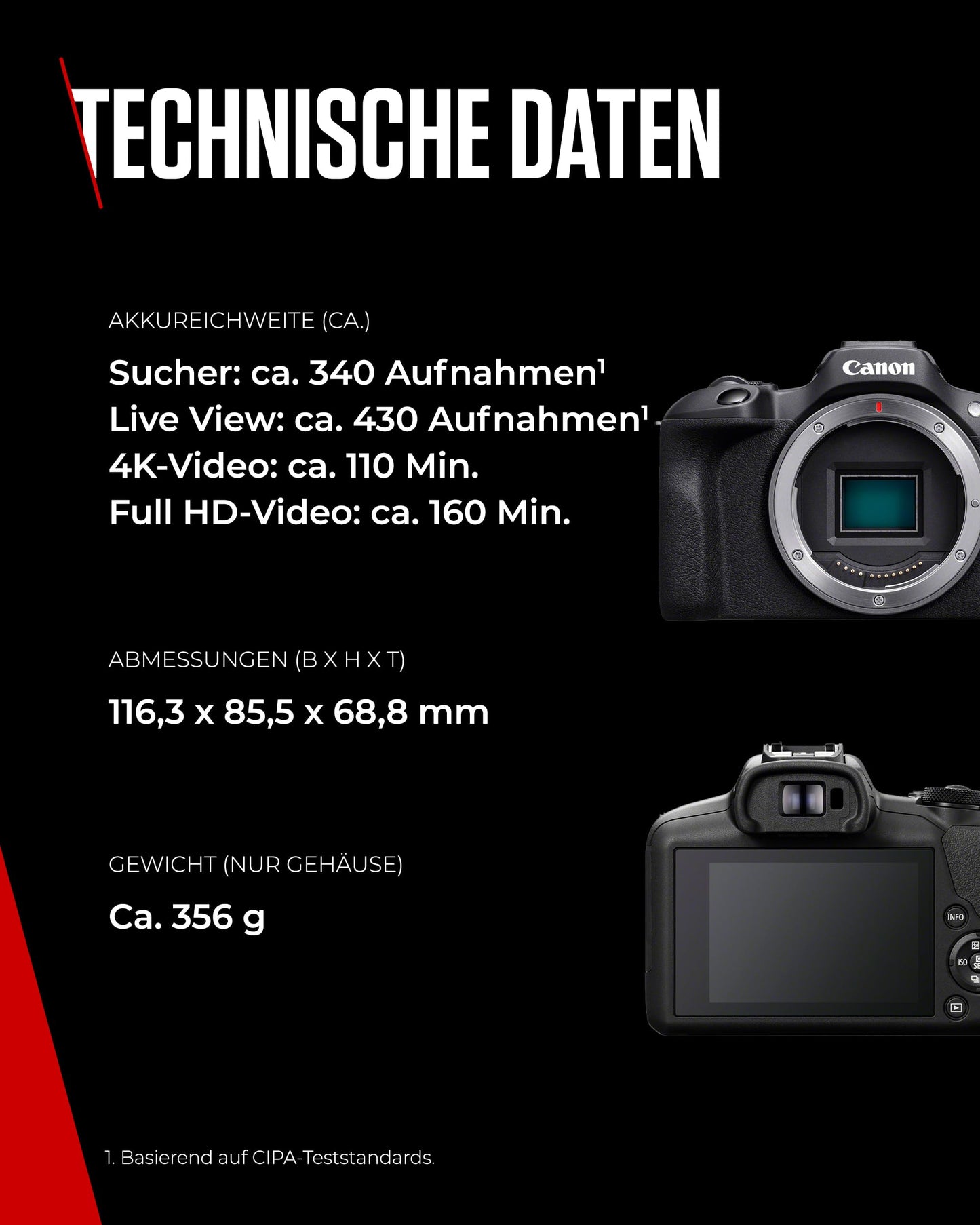 Canon EOS R100 Spiegellose Kamera + RF-S 18-45mm IS STM Objektiv (Kompaktkamera, 4k Videokamera, Digitalkamera mit Autofokus und Motiverkennung für Augen Tiere Fahrzeuge, Filter- und Kreativassistent)