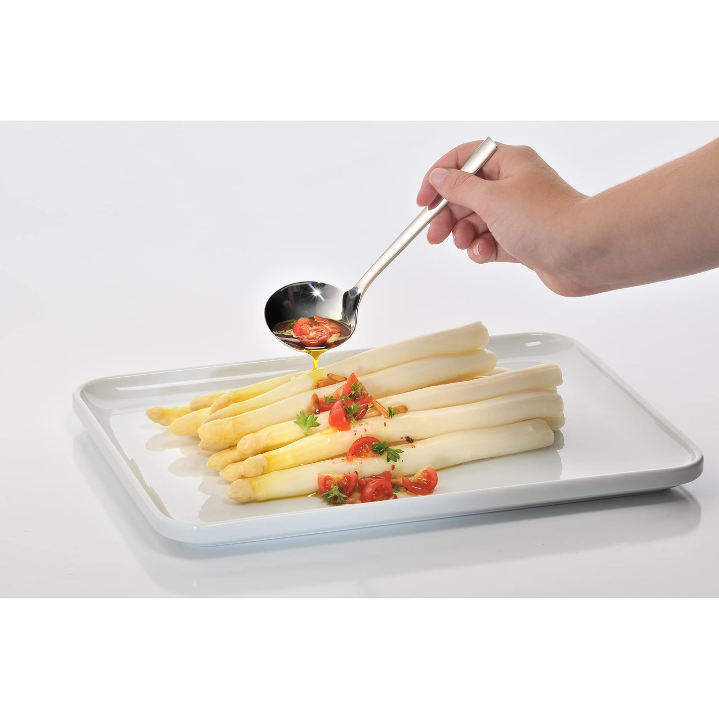 WMF Nuova Saucenlöffel 18 cm, Soßenkelle, Cromargan Edelstahl poliert, Suppenkelle spülmaschinengeeignet