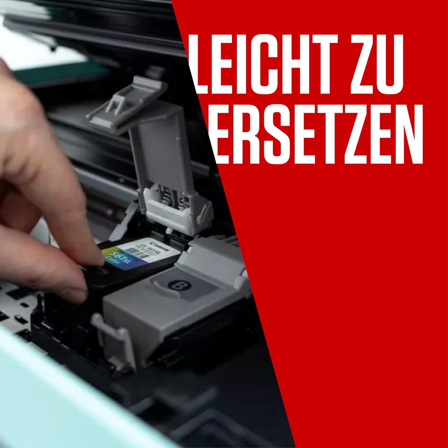 Canon Tinten-Multipack - PGI-580/CLI-581 Original Drucker-Tintenpatronen 5er-Pack (1 x Schwarz, 1 x Cyan, 1 x Magenta, 1 x Gelb & 1 x Schwarz) - Kompatibel mit Canon PIXMA Druckern